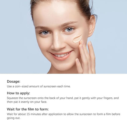 Tinted Mineral Sunscreen SPF 50-2-in-1 Makeup & Sunscreen for Natural Glow, Broad Spectrum Protection + Skincare Benefits All Skin Types (#001, 1.69 Fl Oz (Pack of 1))