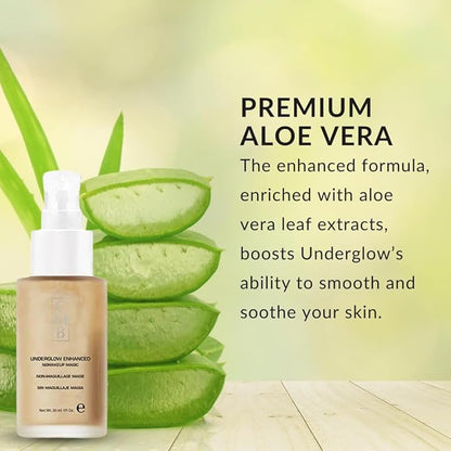 Underglow by Color Me Beautiful, Gel-Based Face Primer for Dewy, Glowing Skin, Hydrating, Smoothing and Plumping, Fills In Fine Lines