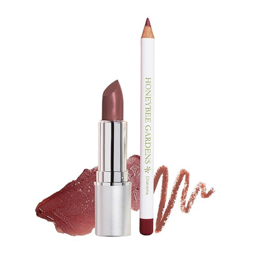Honeybee Gardens Lip Liner + Lipstick Bundle, Charisma & Cherokee