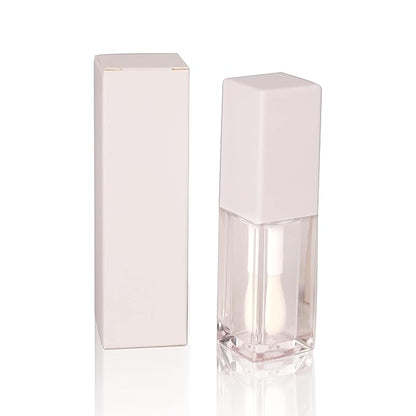 25pcs 25 * 25 * 86mm Craft paper box for lip gloss 350gms lipstick packing box for lipgloss tubes(pink paper box 25pcs) (White)