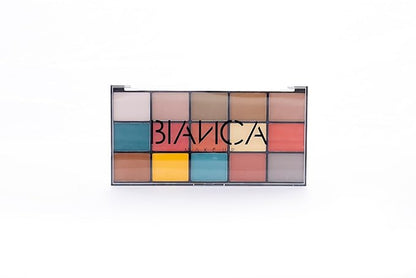 15 Colors Eyeshadow Palette | Versatile Range for Unlimited Eye Looks. (Vintage)