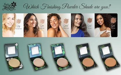 Sweet LeiLani Setting Powder Mineral Finishing Powder- Face Powder Makeup and Matte Long Lasting Pressed Powder | Surf |
