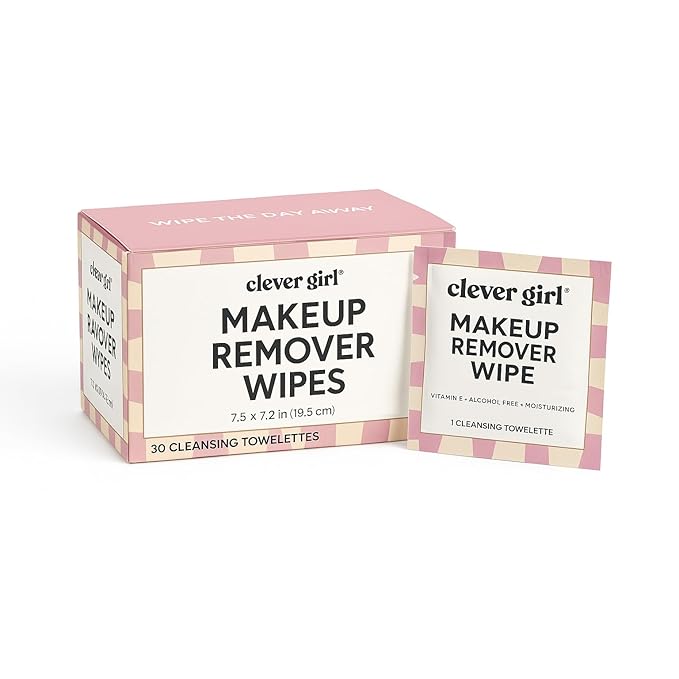 Individually Wrapped Bulk Makeup Remover Wipes with Micellar Water, Green Tea Extract, Aloe & Vitamin E - Travel Friendly Individual Micellar Cleansing Wipes (150 Pack)