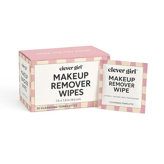 Individually Wrapped Bulk Makeup Remover Wipes with Micellar Water, Green Tea Extract, Aloe & Vitamin E - Travel Friendly Individual Micellar Cleansing Wipes (150 Pack)