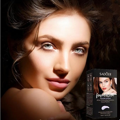 Patrician Temp-Adaptive, Foundation, Longwear High Coverage Lightweight Makeup Natural Finish for All Skin Types, Natural Shade, 30ml