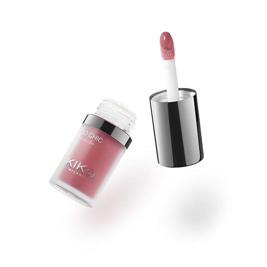 KIKO Milano So Chic Trio Blush 04, 3-In-1 Blush, Ideal For The Face, Eyes And Lips