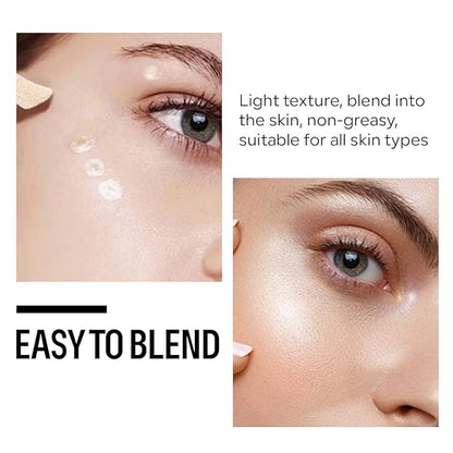 KYDA 2 Colors Liquid Blush and Highlighter, Natural Matte Face Blush High Glossy Liquid Illuminator, Silky Lightweight Blendable, Cool Pink & Champagne