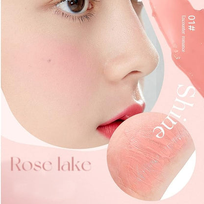 3 Pack Liquid Blush Set, Rose Blush, Light Pink Blush, Tangerine Orange Blush for White Fair Skin, Daughter Teen Girls Gift Idea, Vegan & Cruelty-Free, 0.28fl.oz /8ml (#01#02#03)