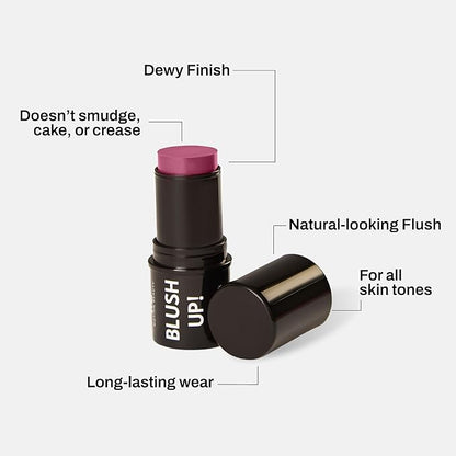 MB Cream Blush for Mature Skin, Cheek Color Stick for Older Women with Long-Lasting Glow, Lightweight Age Defying Formula (0.32 oz) by Avantic Beauty, Camila