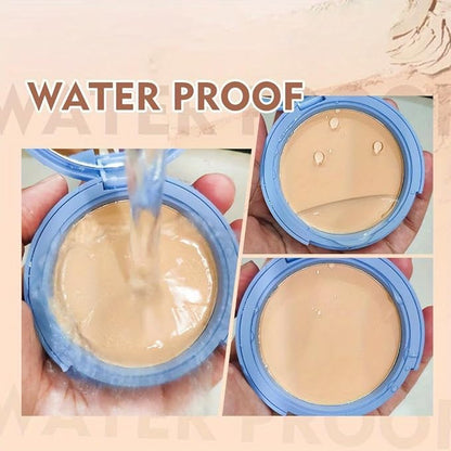 SACE LADY Smooth Primer and Flawless Foundation and Oil Control Face Powder, Long Lasting Coverage Waterproof Natural Cosmetics Kit