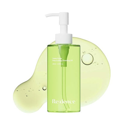 [Redence] 500,000ppm Grape Seed Cleansing Oil 200ml/6.76fl.oz | Korean Deep Pore Cleanser & Makeup Remover | Gentle Exfoliating Oil for All Skin Types