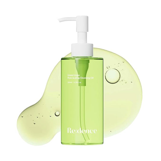 [Redence] 500,000ppm Grape Seed Cleansing Oil 200ml/6.76fl.oz | Korean Deep Pore Cleanser & Makeup Remover | Gentle Exfoliating Oil for All Skin Types
