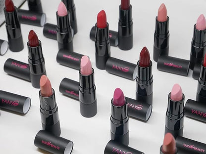 Power Moisturizing Lipstick For Soft, Kissable Lips - Pigment Rich - Cream Finish - Long-Lasting Lip Color - Cruelty Free Cosmetics - Burgundy Shade - 3.8 g / 0.13 oz