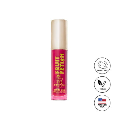 Milani Fruit Fetish Lip Oil with Vitamin E for Instant Hydration, Fruit Extract Infused Lip Treatment and Moisturizing Lip Gloss - Cherry Lime