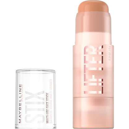 Maybelline Lifter Stix Multi-Use Face Stick - Contour, Bronzer, Concealer and Foundation Stick, All-In-One Creamy Face Makeup with Cranberry Seed Oil, 30, 1 Count