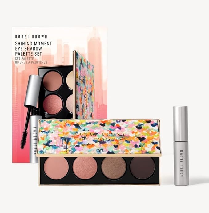 Bobbi Brown Shining Moment Eye Shadow Palette Set with Smokey Eye Mascara