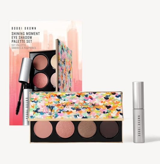 Bobbi Brown Shining Moment Eye Shadow Palette Set with Smokey Eye Mascara