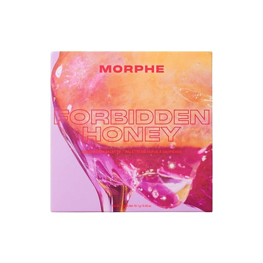MORPHE Forbidden Honey Artistry Palette - Foil-Effect Eyeshadow Palette with Matte, Shimmer & Foil Finishes - Pink & Chocolate Eyeshadow with Luminous Payoff (0.35 oz)