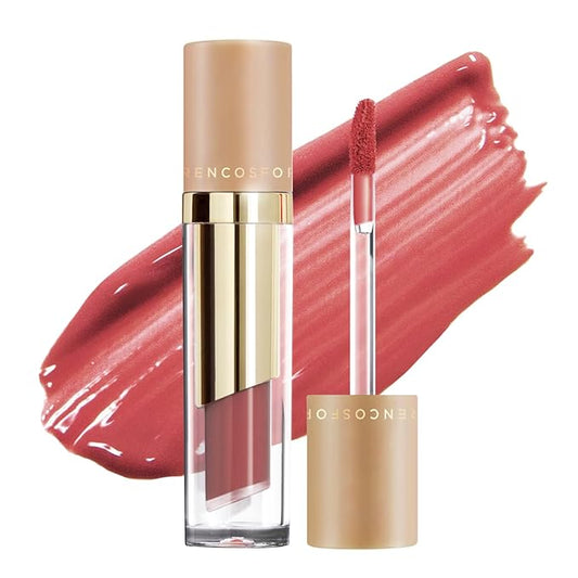 FORENCOS Long Lasting Waterproof Lip Stain Liquid Lipstick, Velvet Matte, Longwear, High Pigmentation, Tattoo Lips, Weightless, Smudge-proof, Non-Sticky, Korean Lip Tint Stain Makeup (32 Rosier)