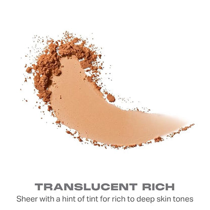 Morphe Bake & Set Translucent Setting Powder - Lightweight, Talc-Free Finishing Powder for Face Makeup with a Soft, Natural Finish - Minimizes Shine for Up to 24HR - Translucent Rich (0.31 oz)