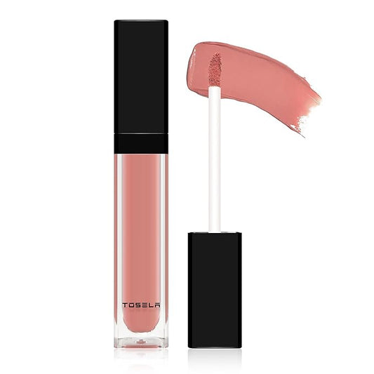 Lip Set, Lip Stain Long Lasting Waterproof, Lightweight, Non-sticky, High Shine Finish, Super Natural #04