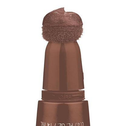 FLOWER BEAUTY By Drew Barrymore Lowlight Liquid Contour - Natural Finish + Buildable Coverage - Built-In Cusion Applicator - Deep