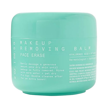 Real Techniques Real Clean Collection Bundle, XL Makeup Removing Wipes, Face Erase Makeup Removing Balm, In-The-Clear Eye Makeup Remover, Reusable Makeup-Removing Pads, Gently Removes Makeup, 4 Items