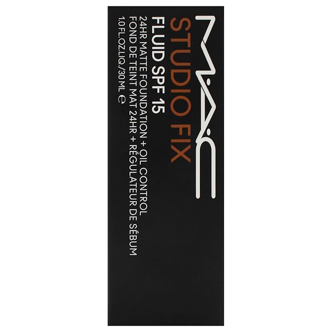 Studio Fix Fluid SPF 15 24Hr Matte Foundation Plus Oil Control - NW45 by MAC for Women - 1 oz Foundation