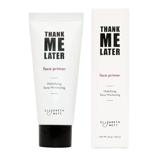 Elizabeth Mott Thank Me Later Long-Lasting Makeup Gripping Formula Face Primer (30g) & Elizabeth Mott Thank Me Later Face Serum (100ml)