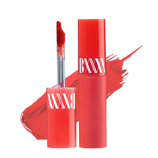 Long-lasting Lip Tint Lip Stain Lip Gloss - Hydrating, Calming, Nourishing and vivid water tint 0.11 oz (5 colors) (Grapefruit milk tea)