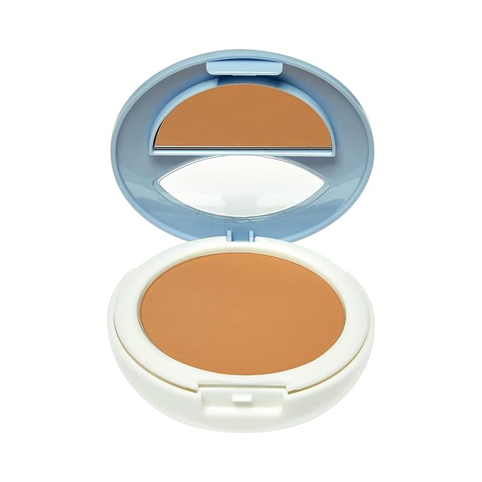 Ruby Kisses No More Blemish Face Powder with Salicylic Acid Korean Makeup Matte Finish Full Coverage Pressed Powder (Chocolate)