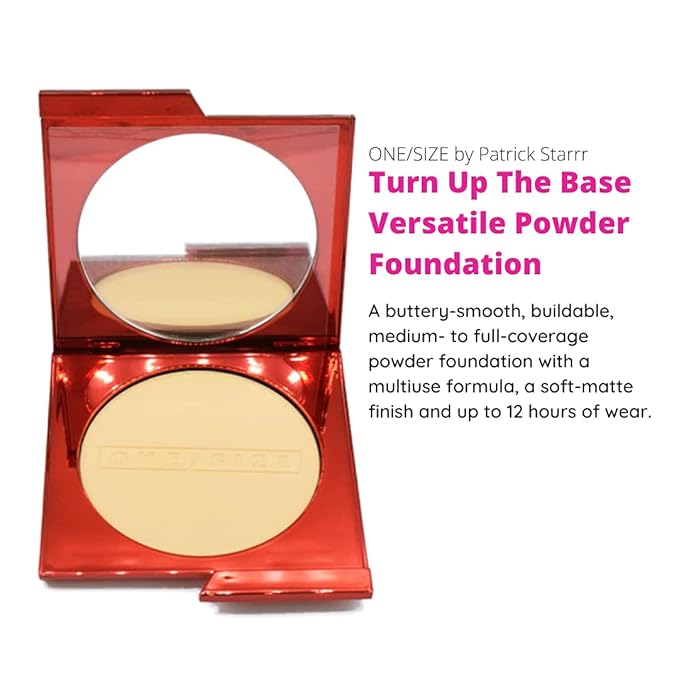 ONE/SIZE by Patrick Starrr Turn Up The Base Versatile Powder Foundation Medium 4 (G)