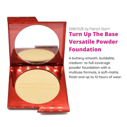 ONE/SIZE by Patrick Starrr Turn Up The Base Versatile Powder Foundation Medium 4 (G)