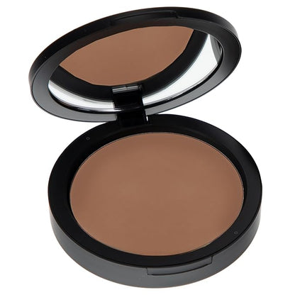 Mineral Dual Powder - 4-in-1 Pressed Mineral Foundation with SPF 15 for Flawless Glow - Oil-Free, Talc-Free, Gluten-Free, 0.45 oz (Puddin' - Dark) by Mommy Makeup