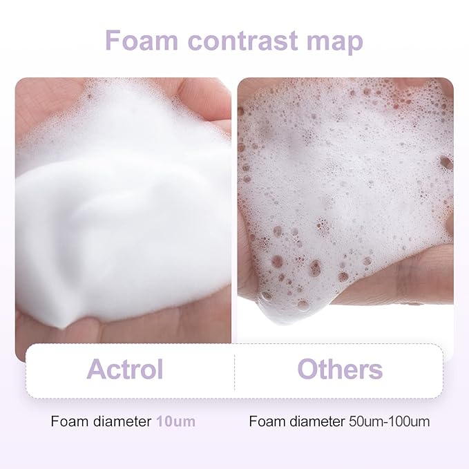 Eyelash Cleanser Concentrate 100ml Ice Cream Professional Lash Shampoo Foaming Cleanser DIY Paraben & Sulfate Free Non-lrritating Wash for Extensions Lashes with Salon Care-Makes 20 Bottles