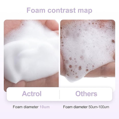 Eyelash Cleanser Concentrate 100ml Ice Cream Professional Lash Shampoo Foaming Cleanser DIY Paraben & Sulfate Free Non-lrritating Wash for Extensions Lashes with Salon Care-Makes 20 Bottles