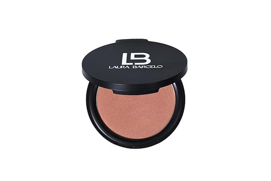 LB Powder Bronzer – Pressed Bronzer Powder – Natural Tan Face Bronzer – Radiant Matte Finish – Warm Tone Matte Bronzer Powder for Contouring and Highlight – Natural Sunkissed Look