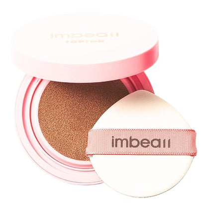 Toktok Glow Cushion Foundation, Dark Shades, Melanin rich skin, Buildable coverage,luminous finish, diamond powder, glacial water, vitamin, Korean makeup(#08 SAND, 0.42 Fl Oz)