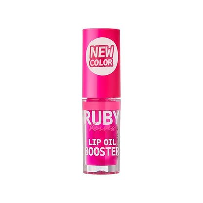 Ruby Kisses Lip Oil Booster, Hydrating Lip Gloss with Nourishing Natural Oil Blend, Jumbo Wand for Easy Application, Non-Sticky Formula