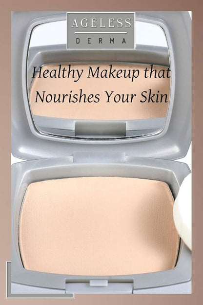 Pressed Mineral Foundation Makeup Tawny With Vitamin and Green Tea Extracts