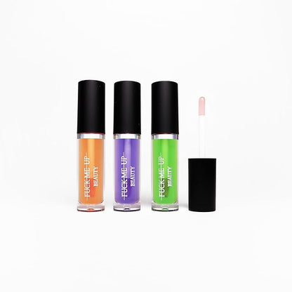 FMU Beauty Hyper Hue Lip & Cheek Tint for Bright Colorful Festival Makeup (Matrix (Green))