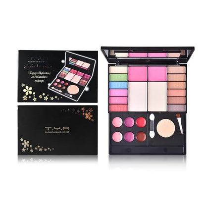 LAMUSELAND Professional All in One Makeup Kit, Travel Makeup Palette Gift Set for Women Full Kit, including Eyeshadow, Blush, Powder, Lipstick (1)