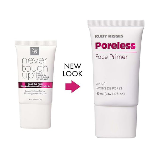 Ruby Kisses Face Primer Pore Minimizing Makeup Base Primer for Face, Face Primer for All Skin Types, Shine Fills in Pores and Fine Lines
