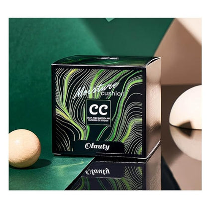 Mushroom Head Air Cushion CC Cream Foundation, Moisturizing Concealer BB Cream Nude Long Lasting Matte CC Cream Makeup Liquid Foundation (Brown color)