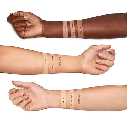 Matte Liquid Foundation Full Coverage - Flawless & Lightweight Matte Oil Control Cream Foundation Makeup Create Flawless Face Makeup for All Skin Types (2 Pack #102 Nude)