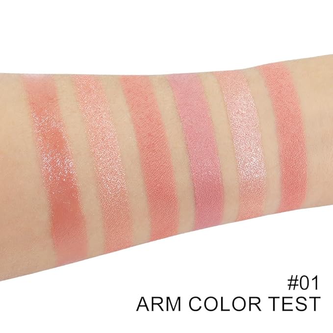 Highly Pigmented Eye Makeup Palette，Shimmer Matte Eyeshadow Pallet，long-lasting blend natural color makeup ‌Milk Honeydew Eyeshadow and Blush Palette(1#, 1 Count (Pack of 1))
