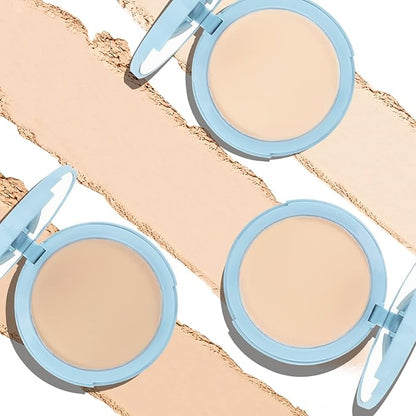 Boobeen Matte Setting Powder, Poreless Finishing Powder, Translucent, Lightweight, Compact Pressed Baking Powder,Creates Soft Focus Effect