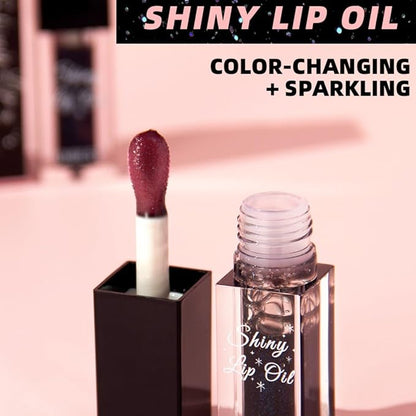 Color Changing Lip Oil Moisturizing Hydrating Lip Glow Oil Lip Gloss Glass Finish Lipgloss