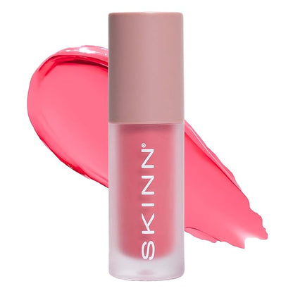 SKINN Treatment Liquid Blush for Cheeks, Pink - Vibrant, Long-Lasting & Buildable Color - Skincare-Infused Make-Up for Fine Lines & Wrinkles - Hydrating & Lightweight Face Makeup Cosmetics