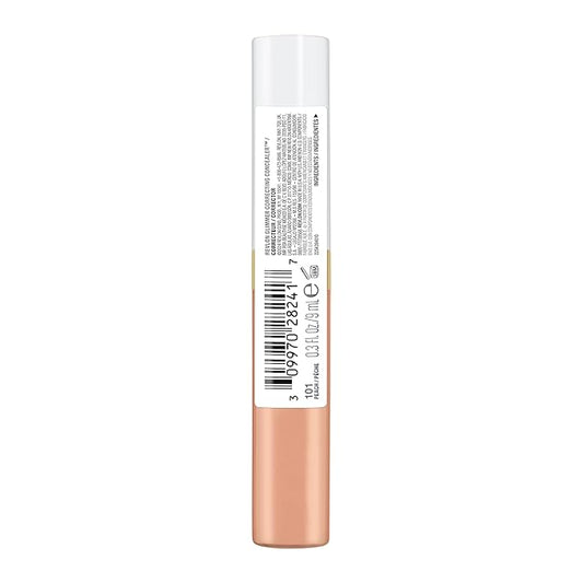 Revlon Glimmer Correcting Concealer, Liquid Under Eye Makeup, Made with Caffeine, Vitamin C, & Stevioside, 101 Peach, 0.3 fl oz